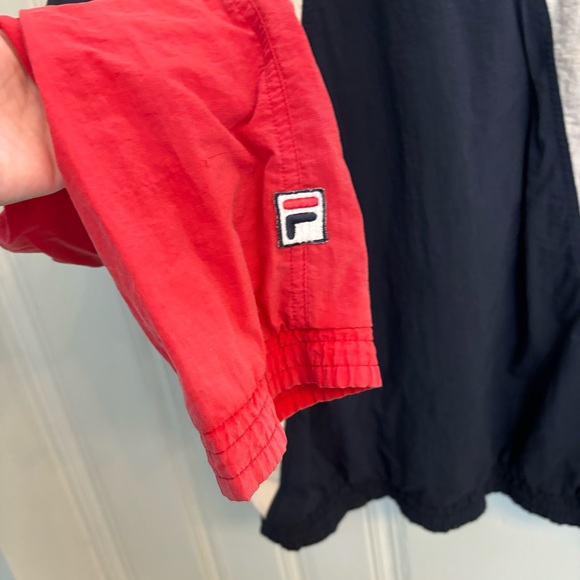 Vintage FILA red white blue USA windbreaker jacket - Picture 5 of 10